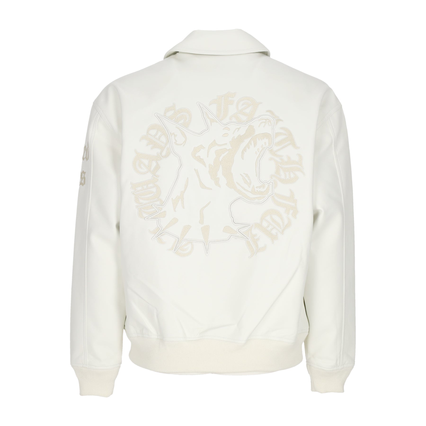 Giubbotto College Uomo Blitz Varsity Jacket White E40WASBLZ