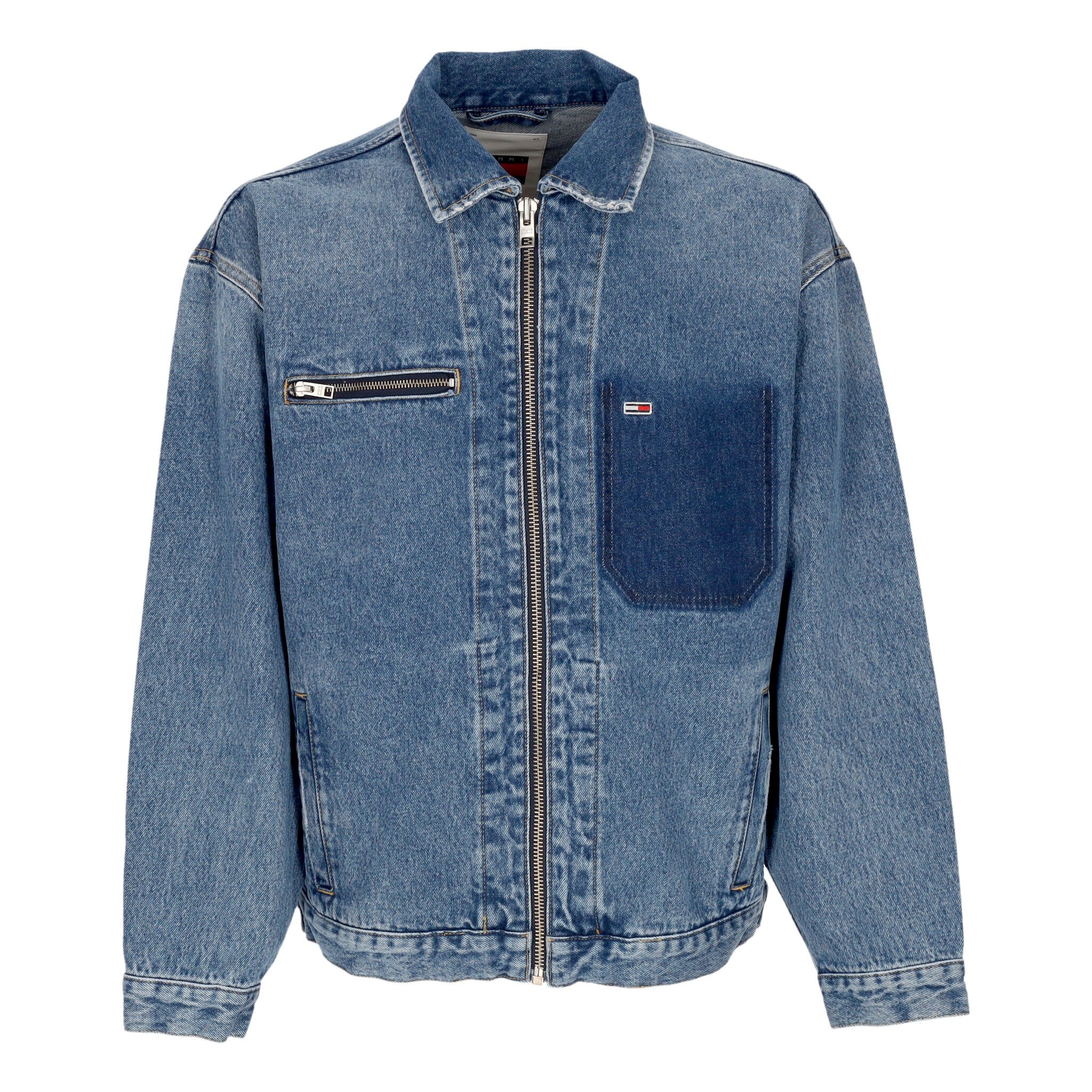 Patch Giacca Jeans Uomo Oversize Giacca Jeans Giacca Corta Bershka