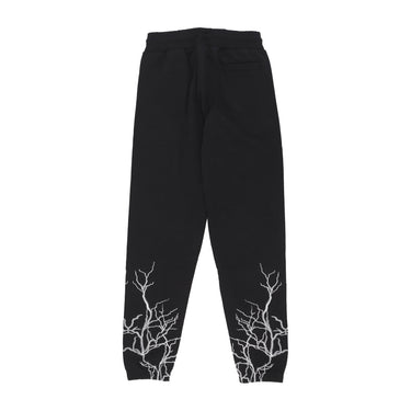 Pantalone Tuta Leggero Uomo Embroidery Lightning Pants Black/grey PH00537