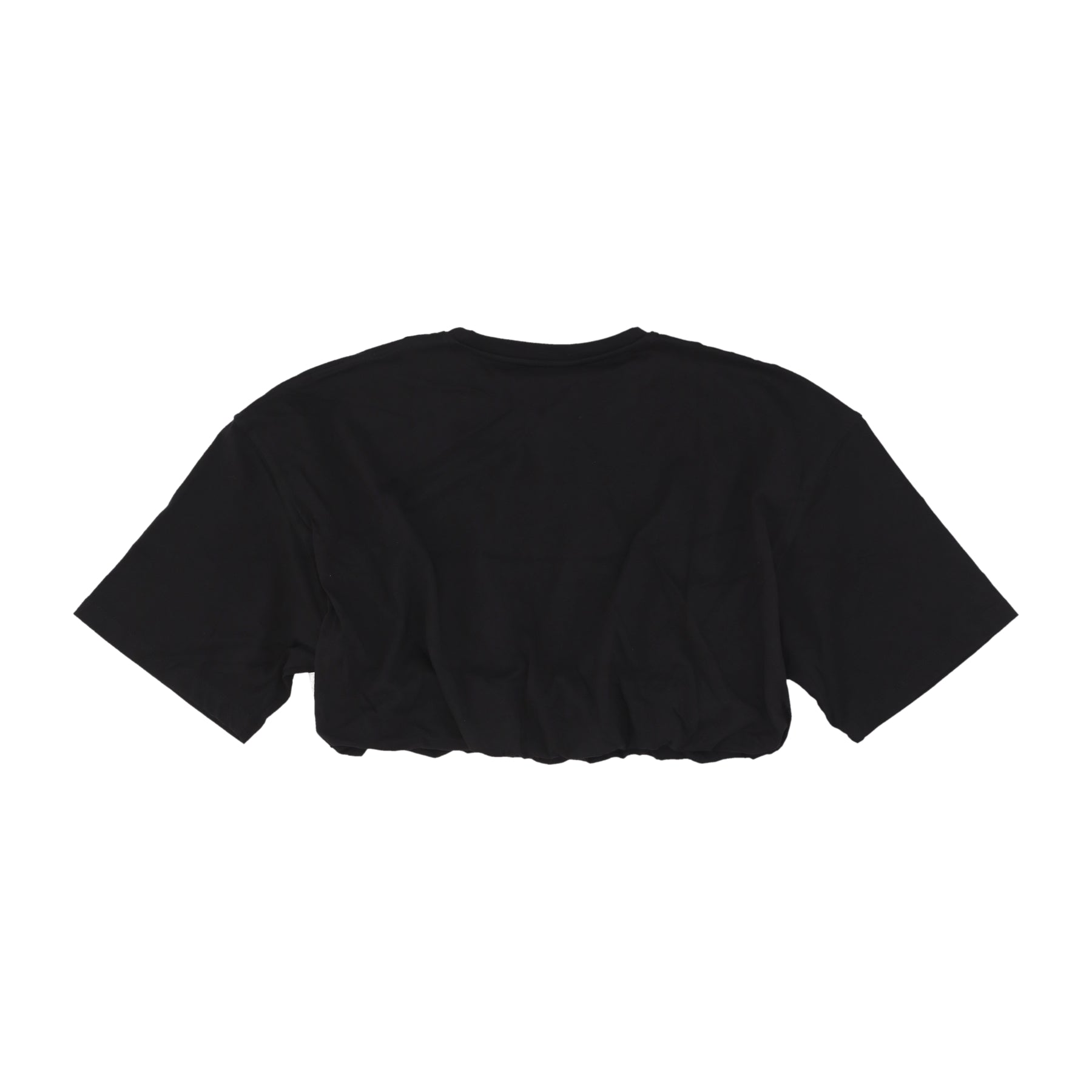 Maglietta Corta Donna W Logo Crop Tee Black 24EDS54355