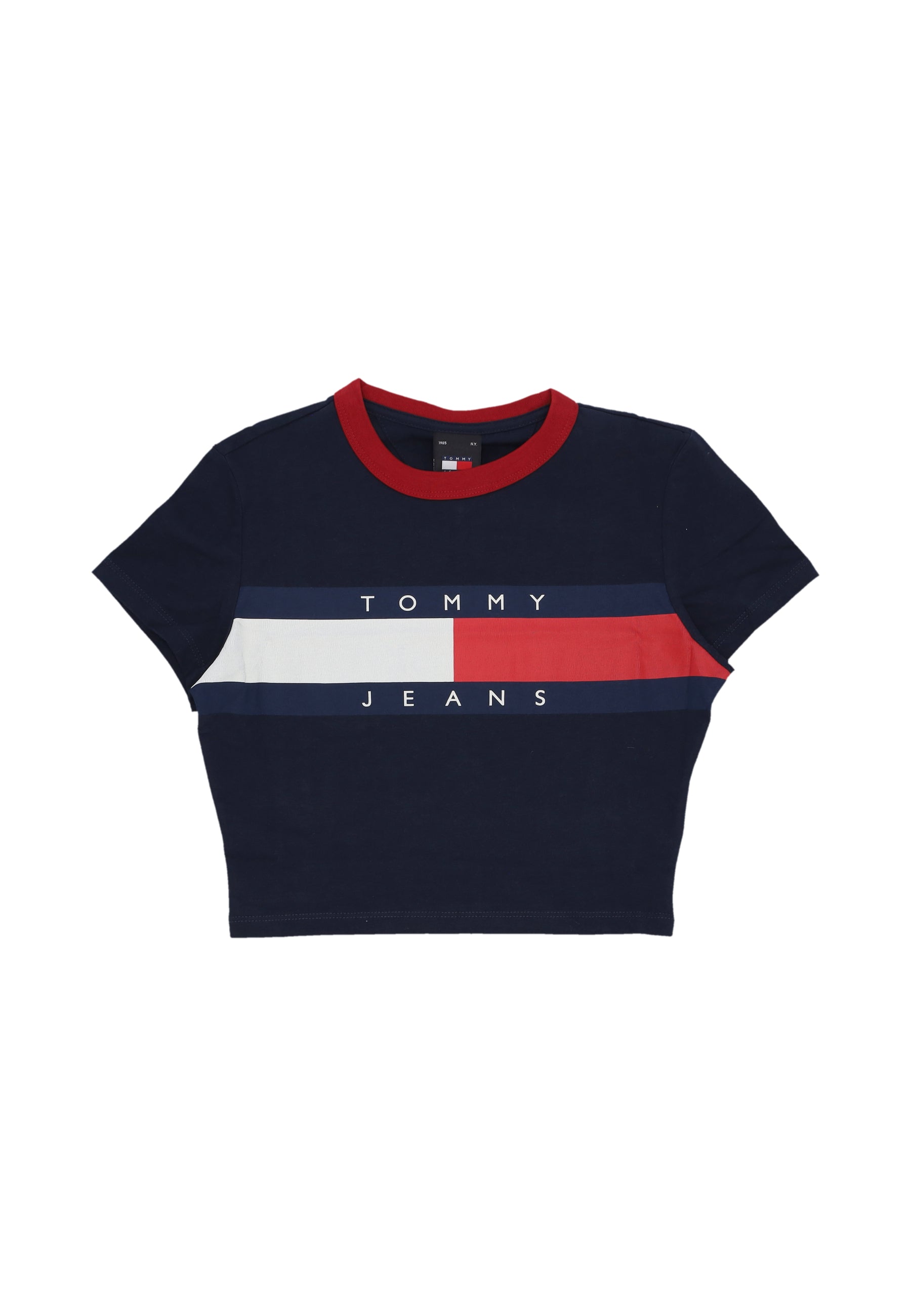HOT T Shirt Crop Tommy Hilfiger Tommy Hilfiger Short T -shirt