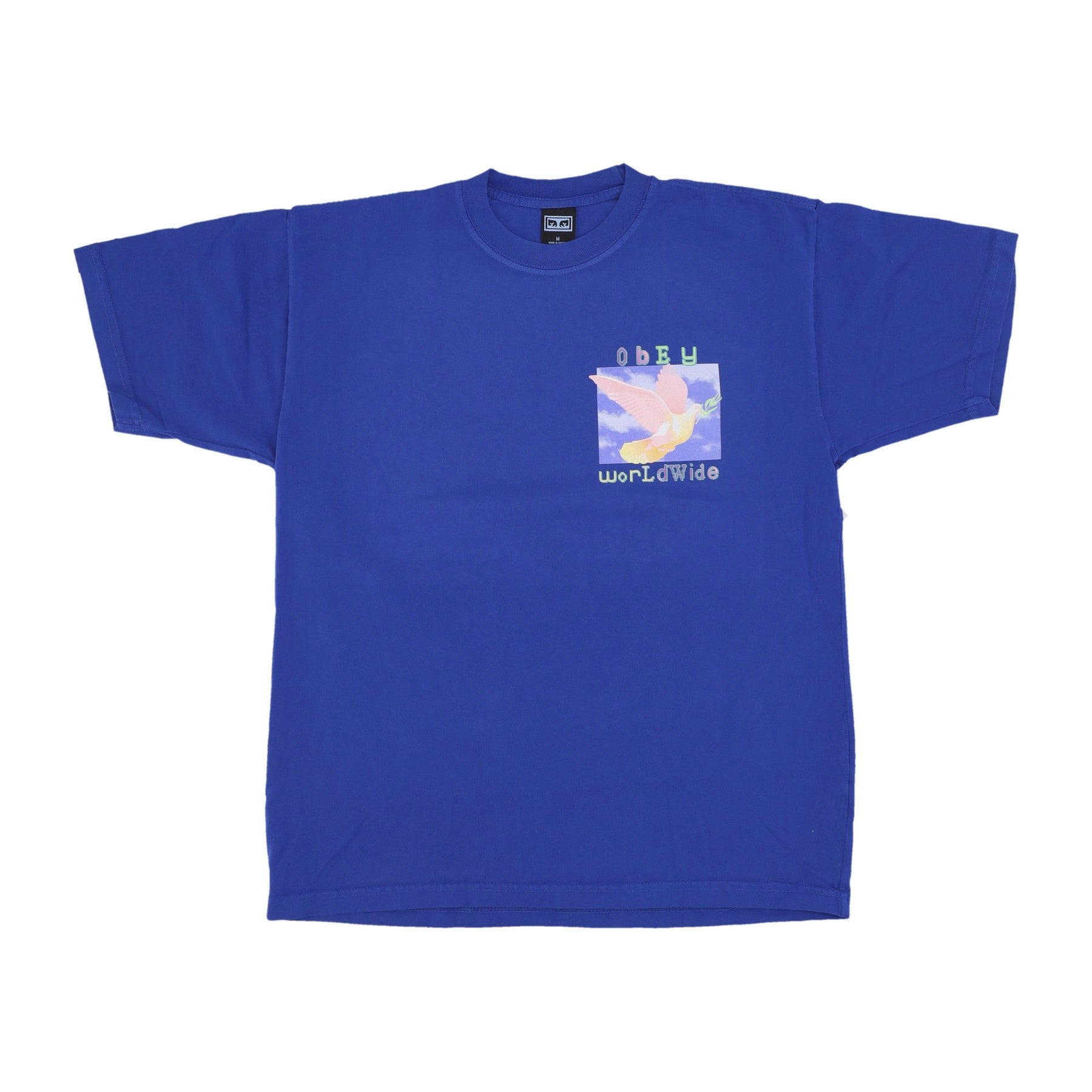 Maglietta Uomo Dove Of Peace Heavy Weight Classic Tee Surf Blue 166913706
