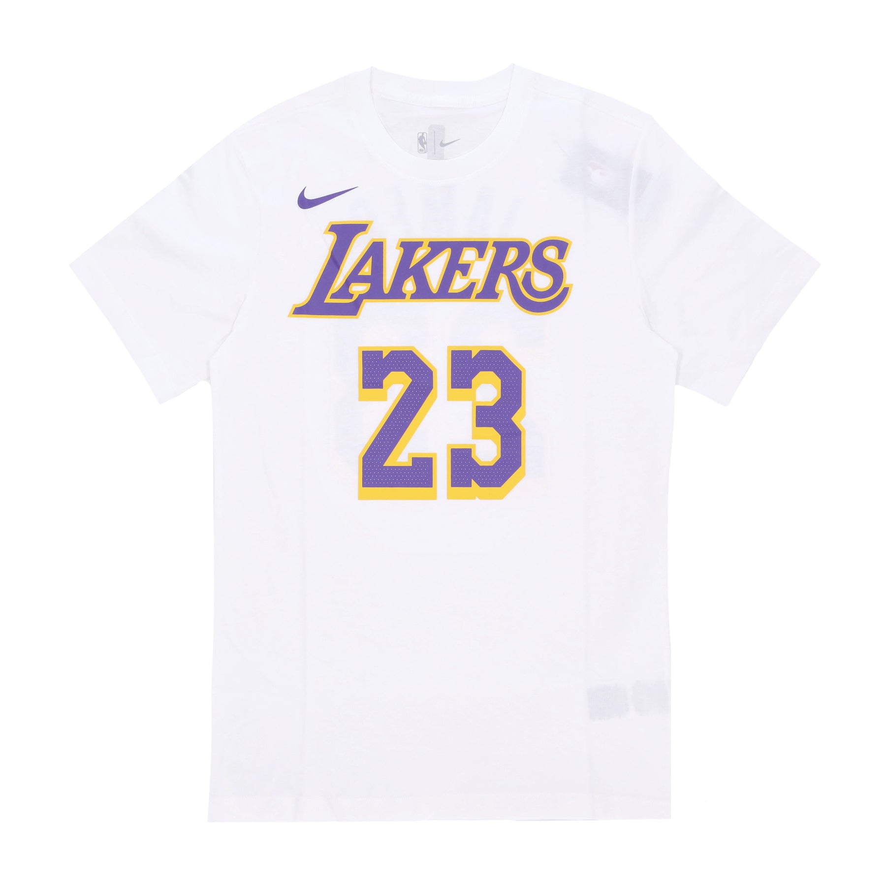 Men's T-Shirt NBA Essential Tee No 23 Lebron James Loslak White