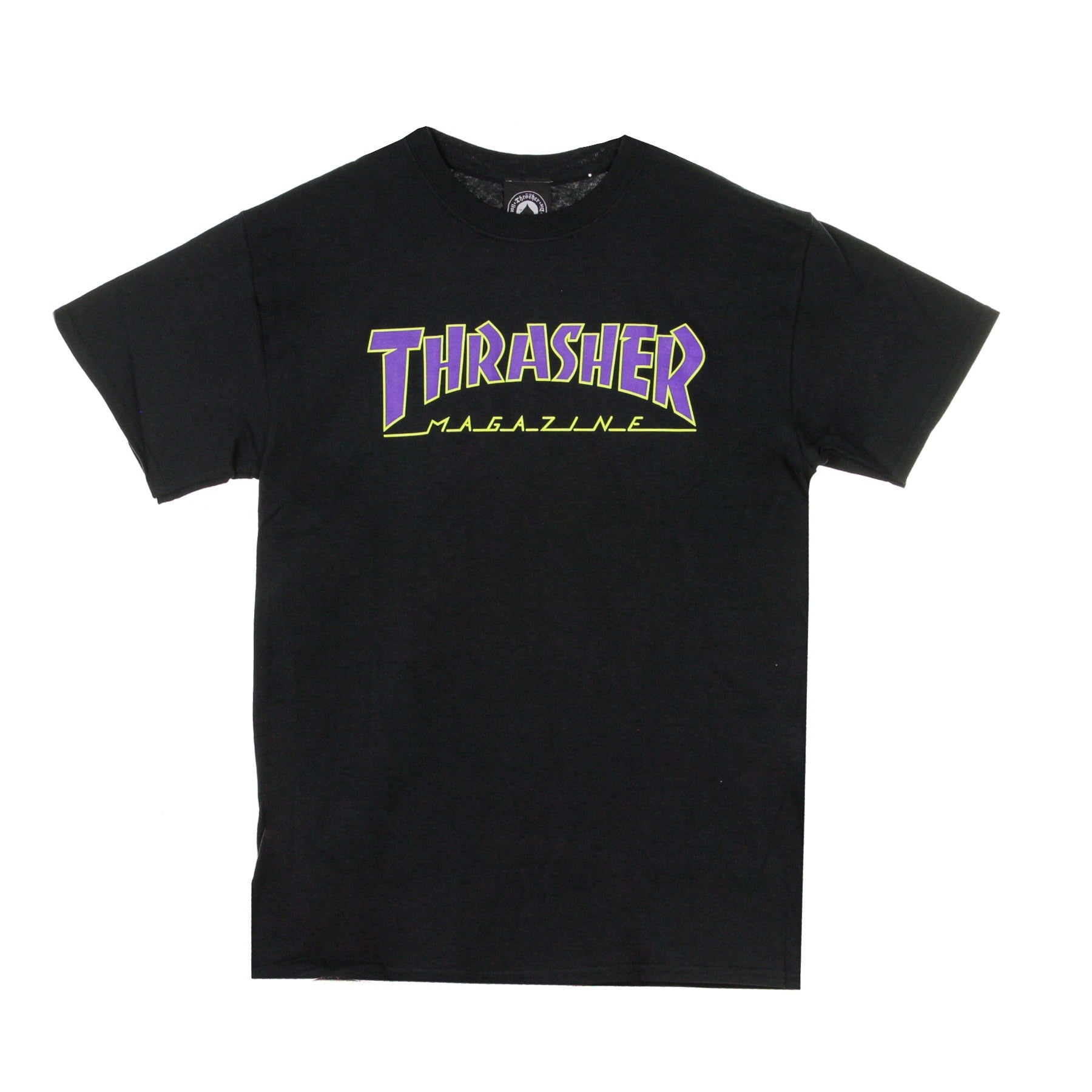 Outline Tee Herren T-Shirt Schwarz/Lila1