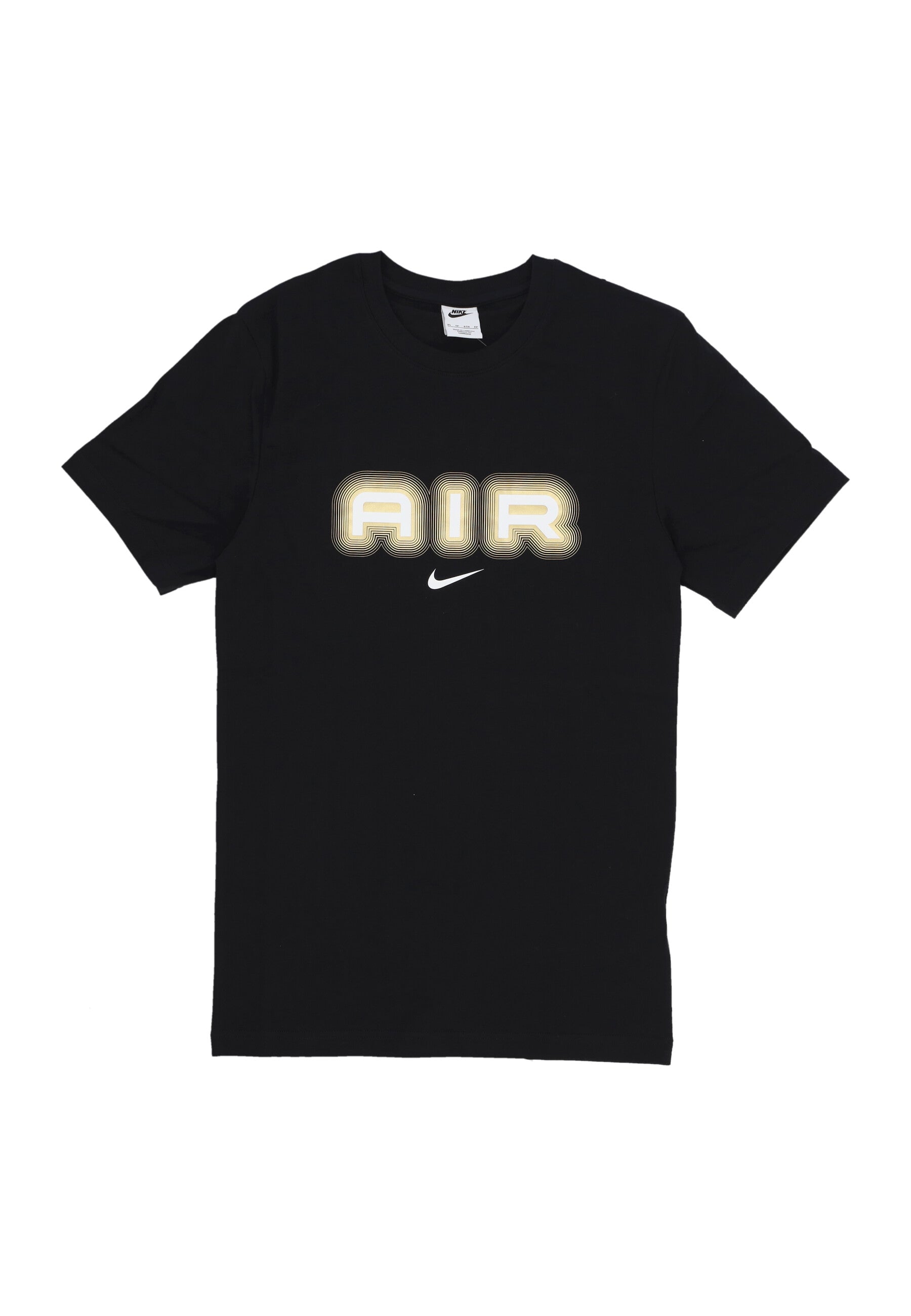 Nike Air Mens Gold Nike Shirt T-shirt Graphique SW Air Swear Black