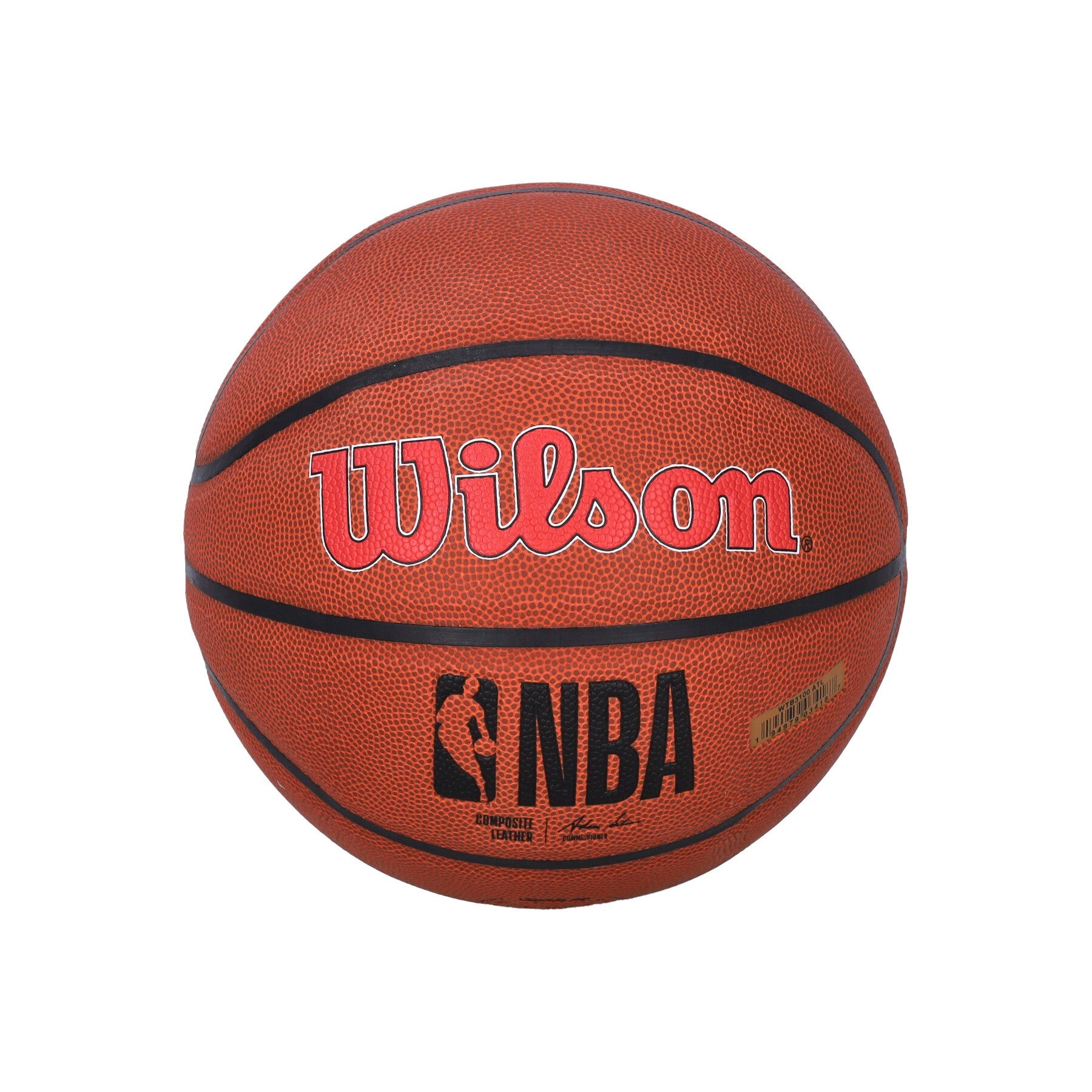 Pallone Uomo Nba Team Alliance Basketball Size 7 Atlhaw Brown/original Team Colors WTB3100XBATL