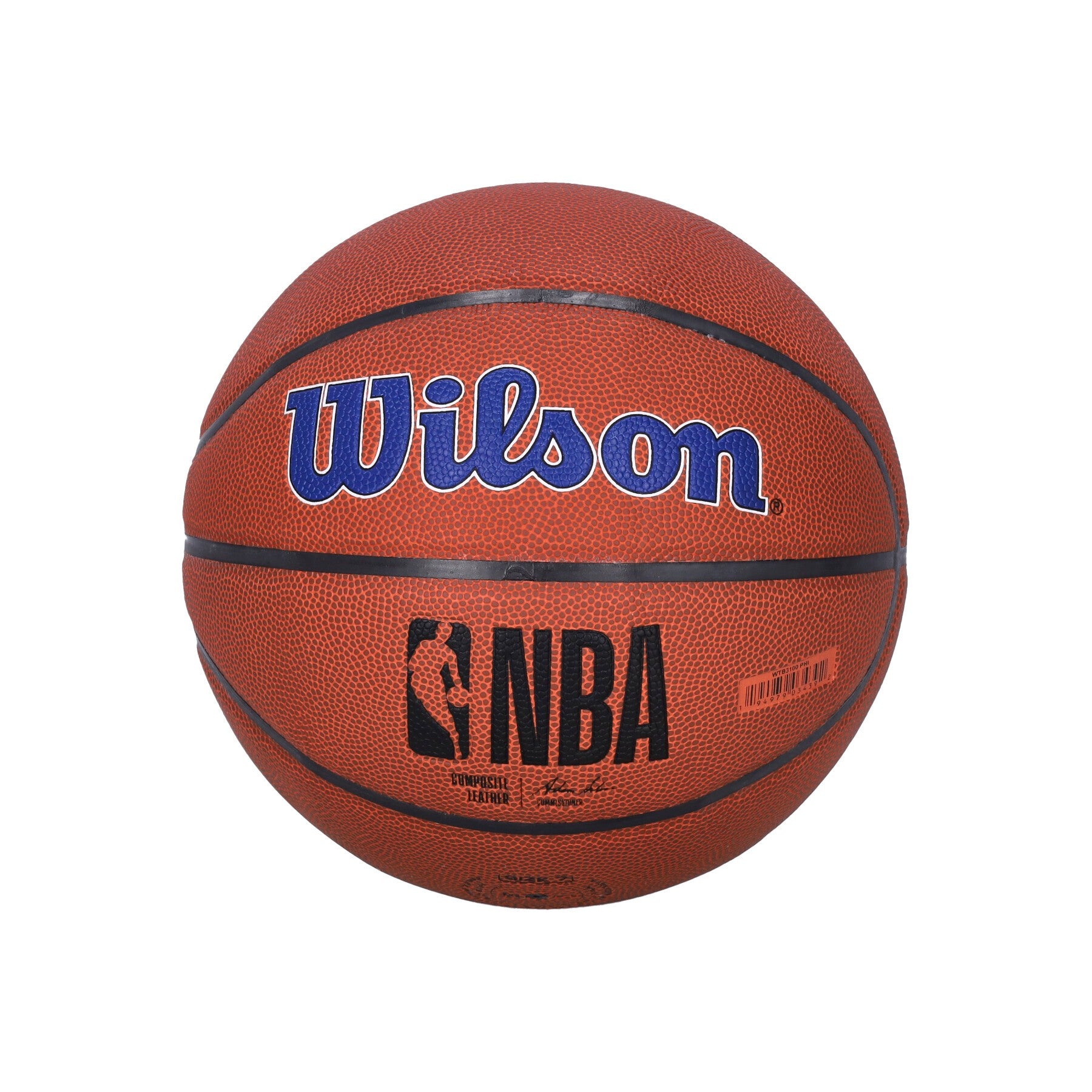 Pallone Uomo Nba Team Alliance Basketball Size 7 Phi76e Brown/original Team Colors WTB3100XBPHI
