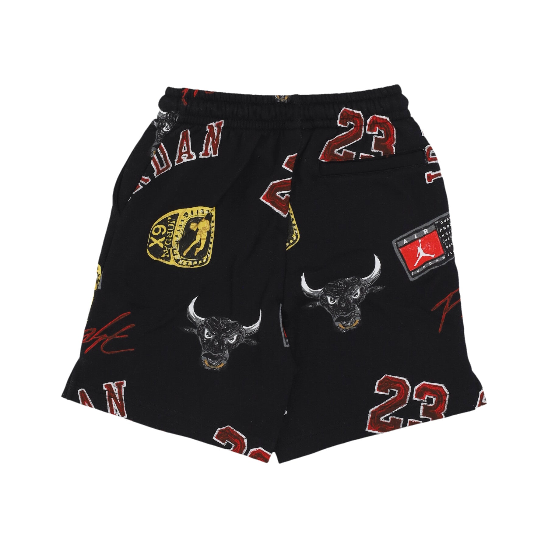 Pantalone Corto Tuta Felpato Ragazzo Essentials Aop Fleece Shorts Black 95C898-023