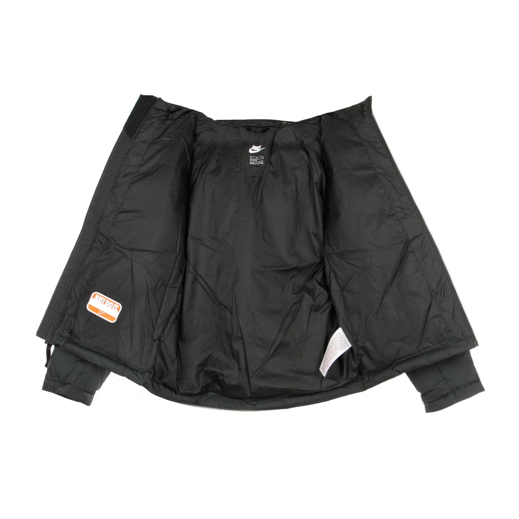 Piumino Ragazza Sportswear Synthetic Fill Jacket Black/black/black/white CU9157