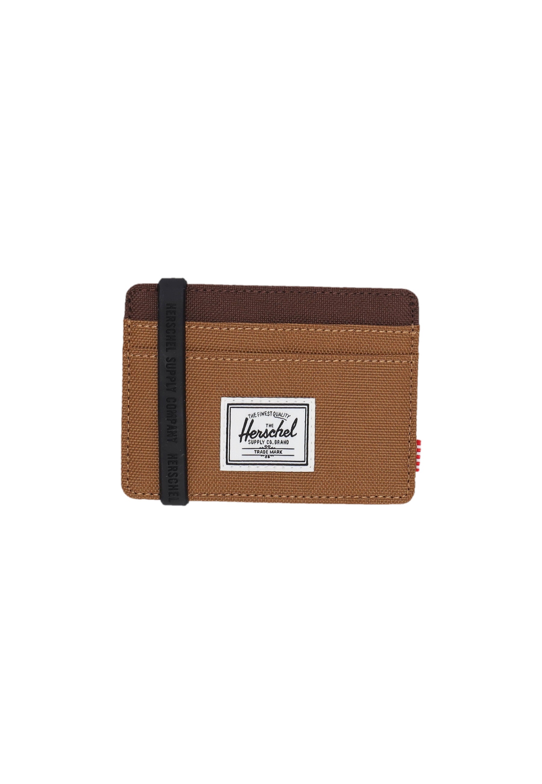 Herschel Unisex Charlie Cardhold Rubber/Chicory Coffee 30065-06426
