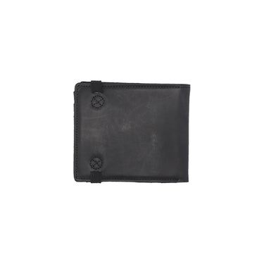 Portafoglio Uomo Strapper Leather Wallet Black ELYAA00140