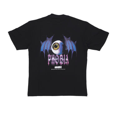 Maglietta Uomo Bat Eye Print Tee Black/purple PH00630