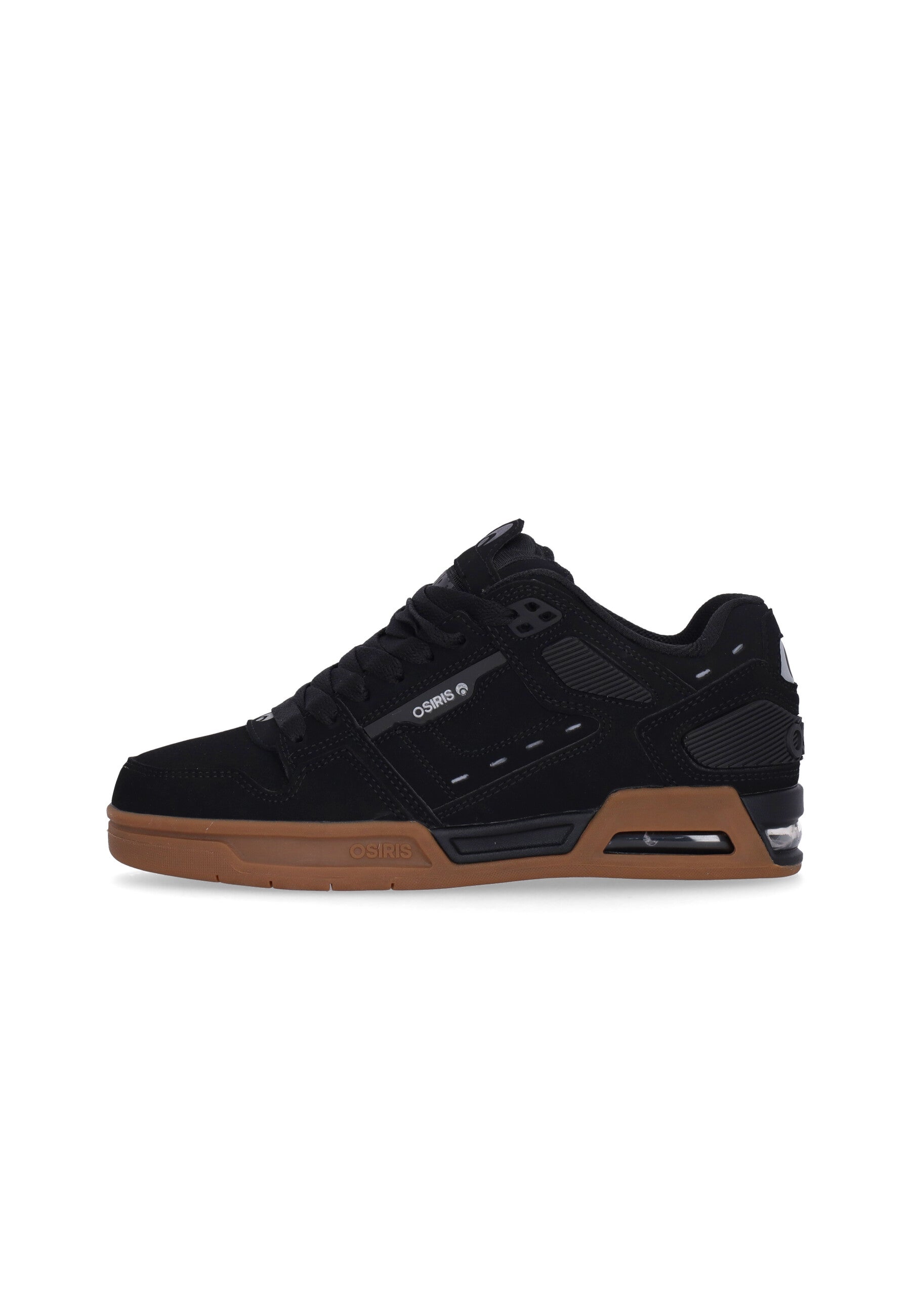 Men's skate shoes for black/black/gum