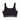 Top Donna W Logo Crop Top Vest Black 24SSPRAC303