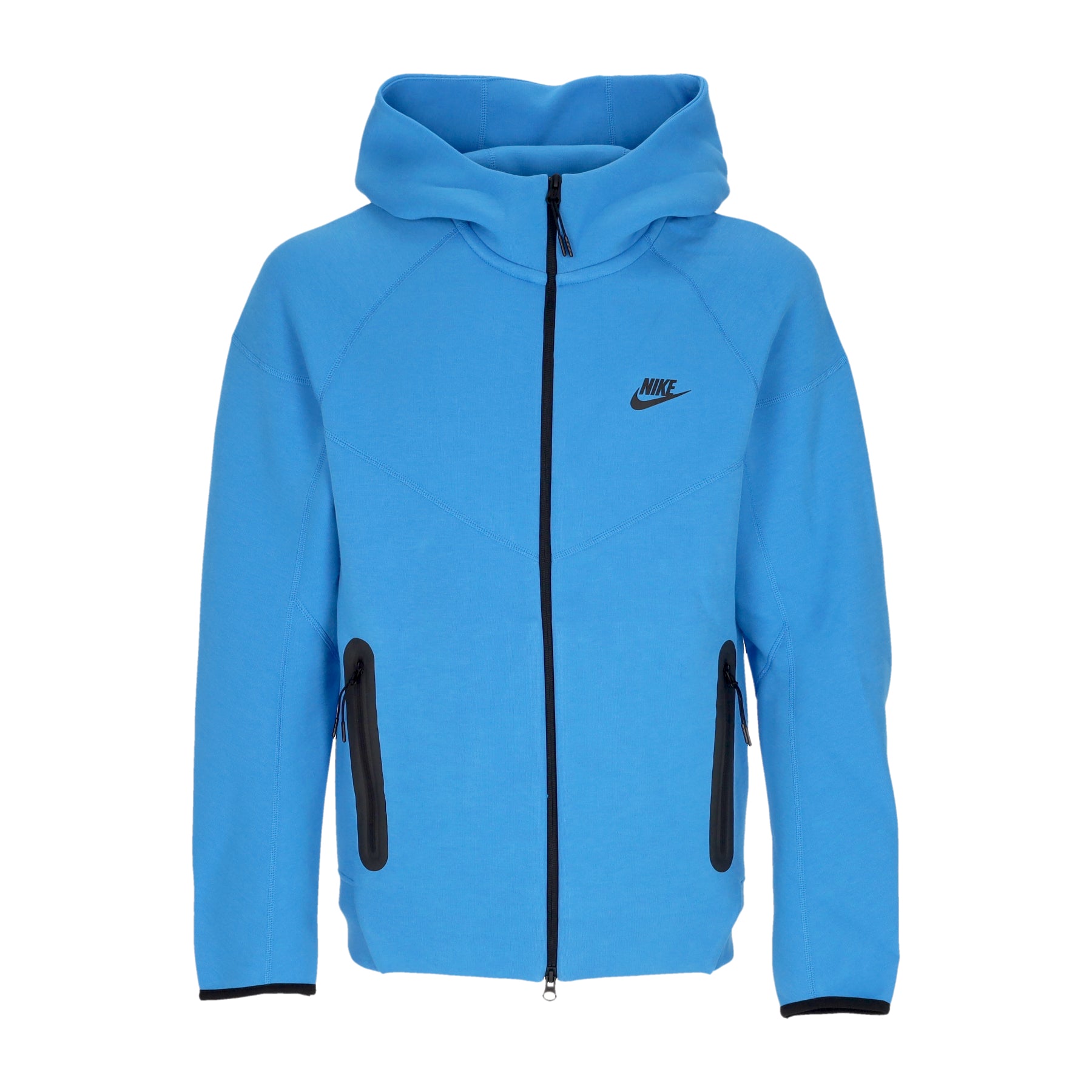 Nike Men Tech Fleece Full-Zip Windrunner Hoodie LT Photo Blue