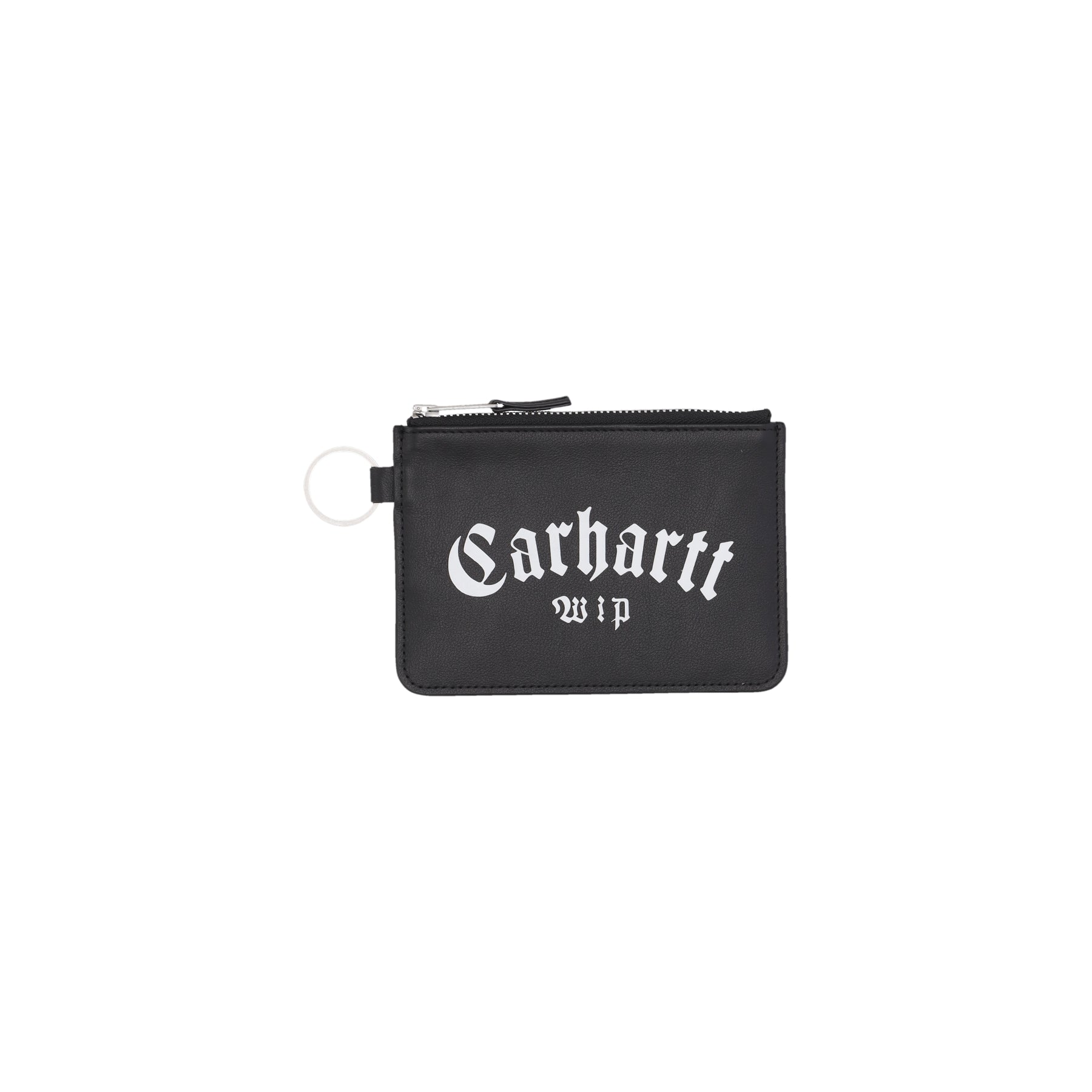 Carhartt Wip Men's Wallet Onyx Zip Wallet Leather Black/white Atipicishop