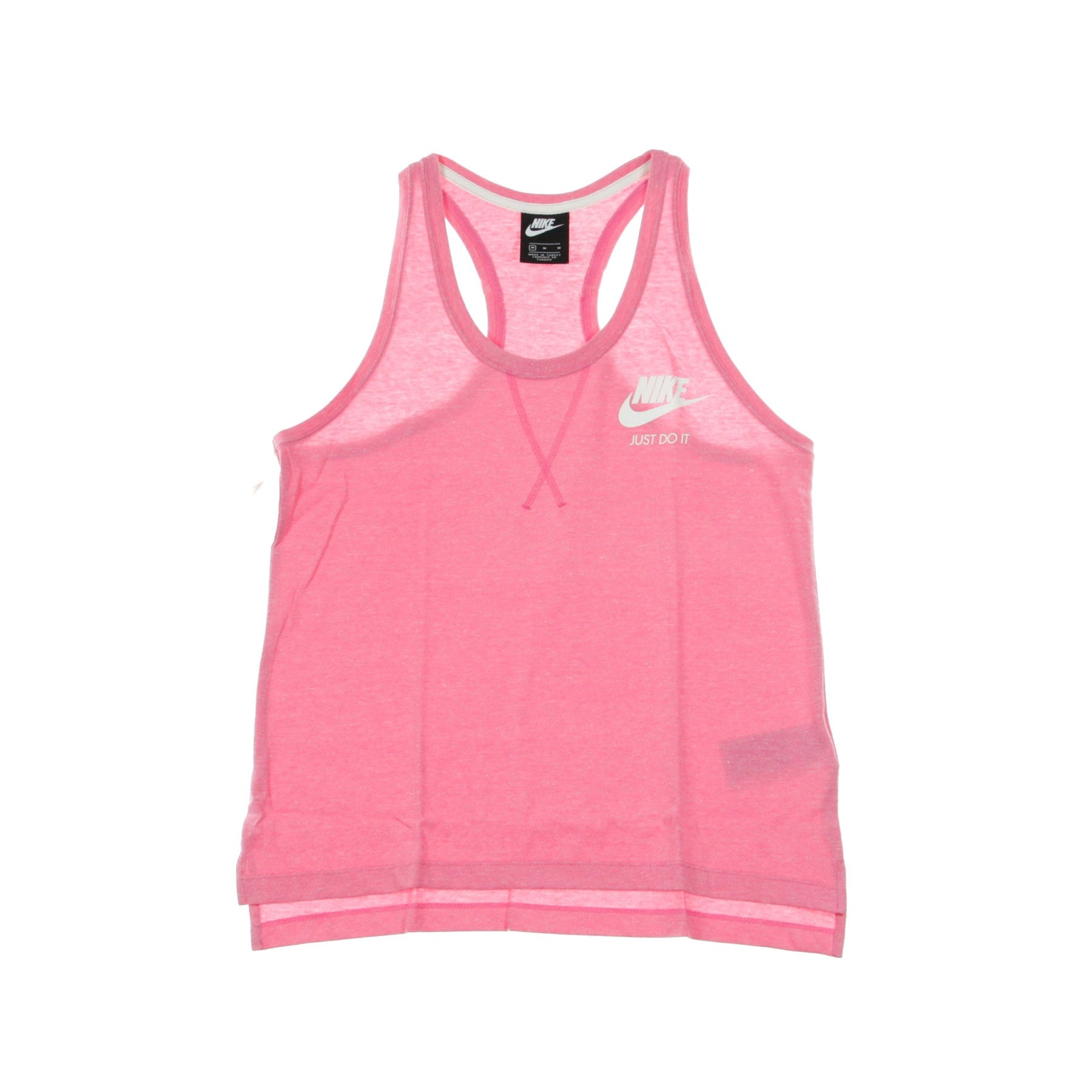 Nike, Canotta Donna W Gym Vintage Tank, Anthracite/sail