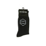 Dolly Noire, Calza Media Uomo Logo Socks, Black