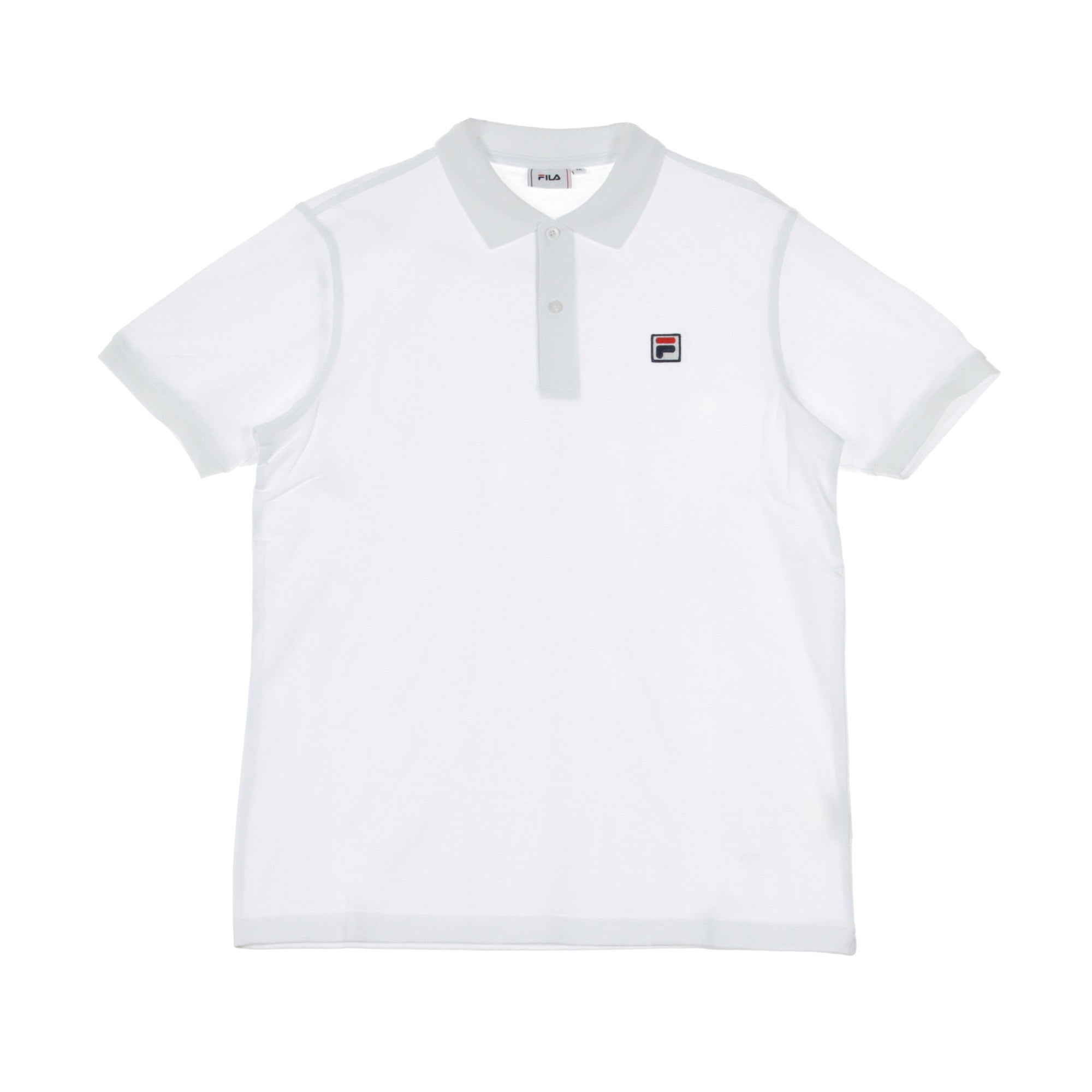 Edgar Bright White Men's Short Sleeve Polo Shirt