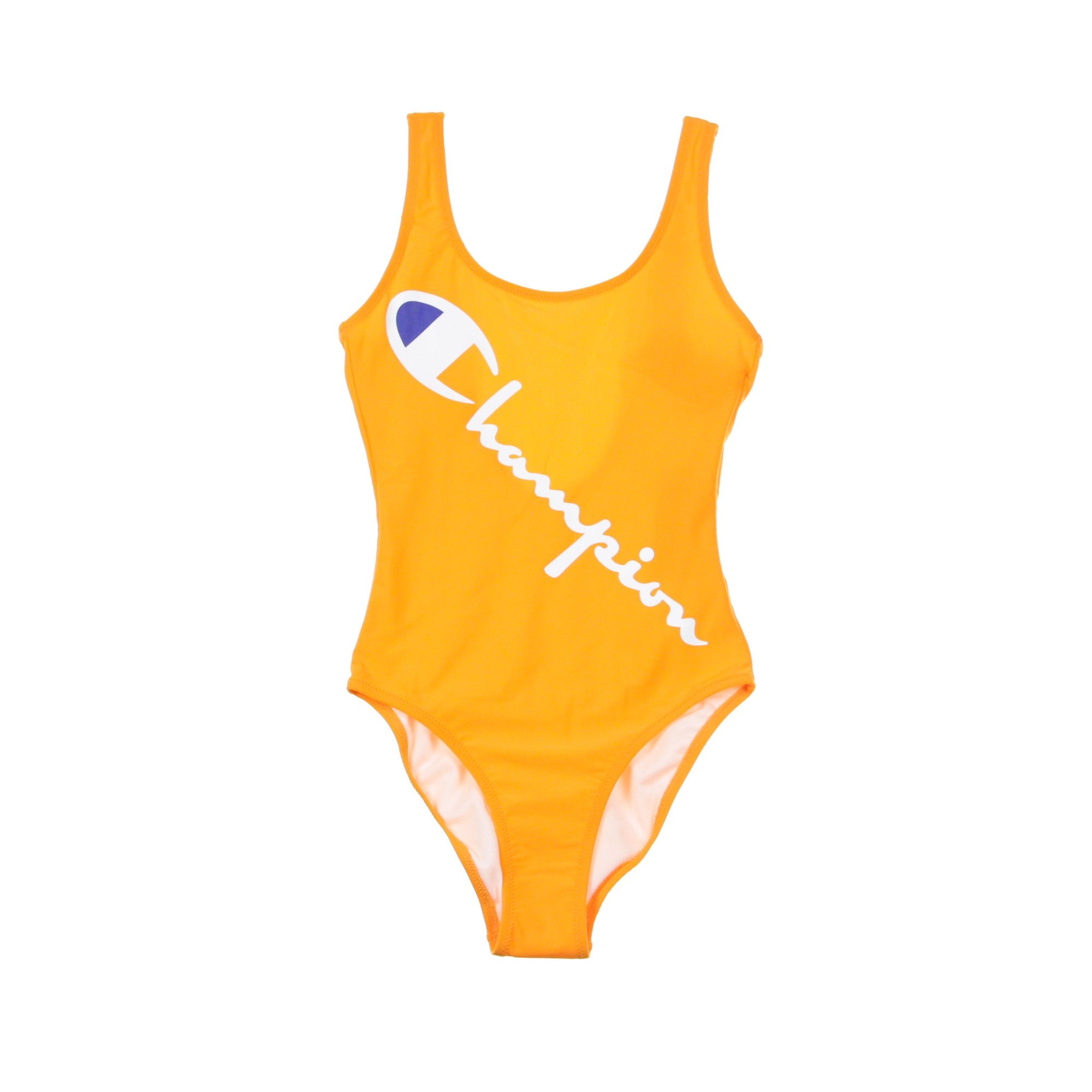 Champion, Costume Intero Donna Swimming Suit, Orange