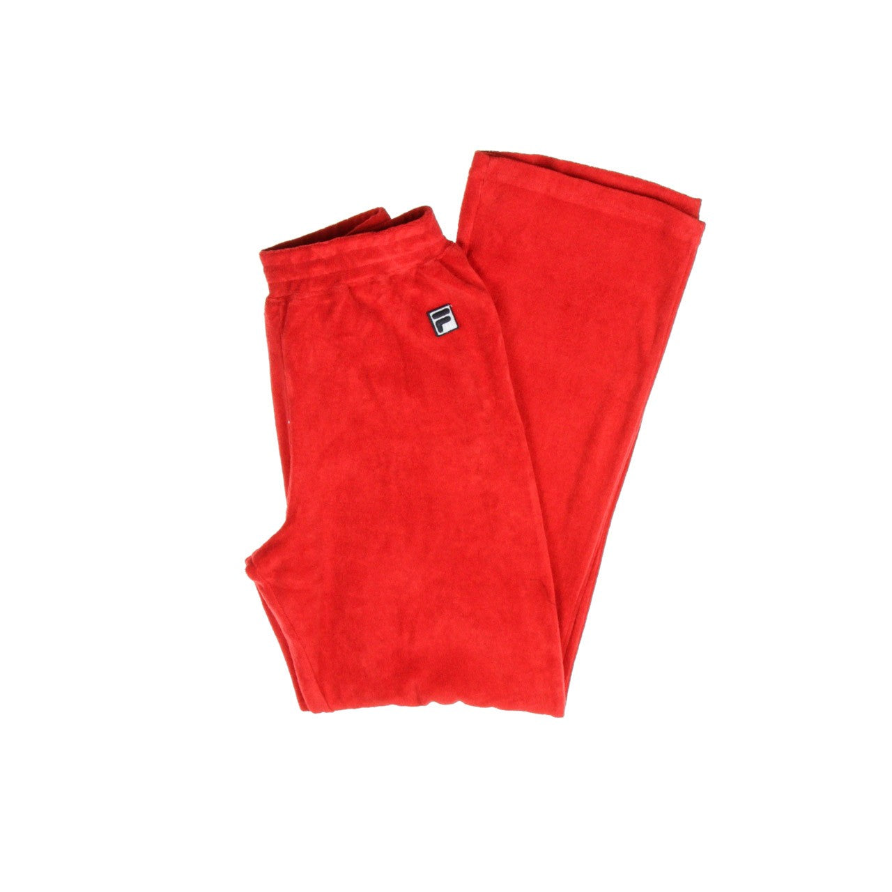 Fila, Pantalone Tuta Leggero Donna Priscila Wide Leg Jog Pant, Chinese Red