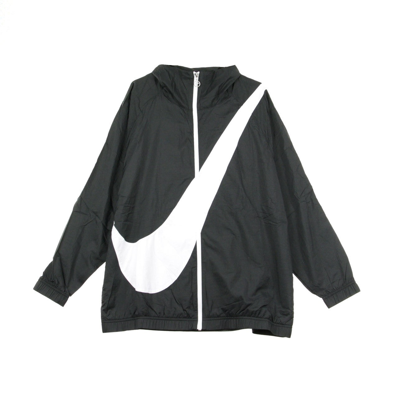 Nike, Giacca A Vento Donna W Swoosh Jkt Wvn Cb, Black/black/white