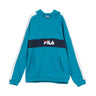 Fila, Felpa Leggera Cappuccio Uomo Jeremy, Caribbean Sea/bright White/black Iris
