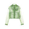 Kappa Kontroll, Giacca A Vento Corta Donna Woven Jacket, Light Green/white