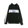 Fila, Felpa Leggera Cappuccio Uomo Jeremy Hoodie, Black/bright White