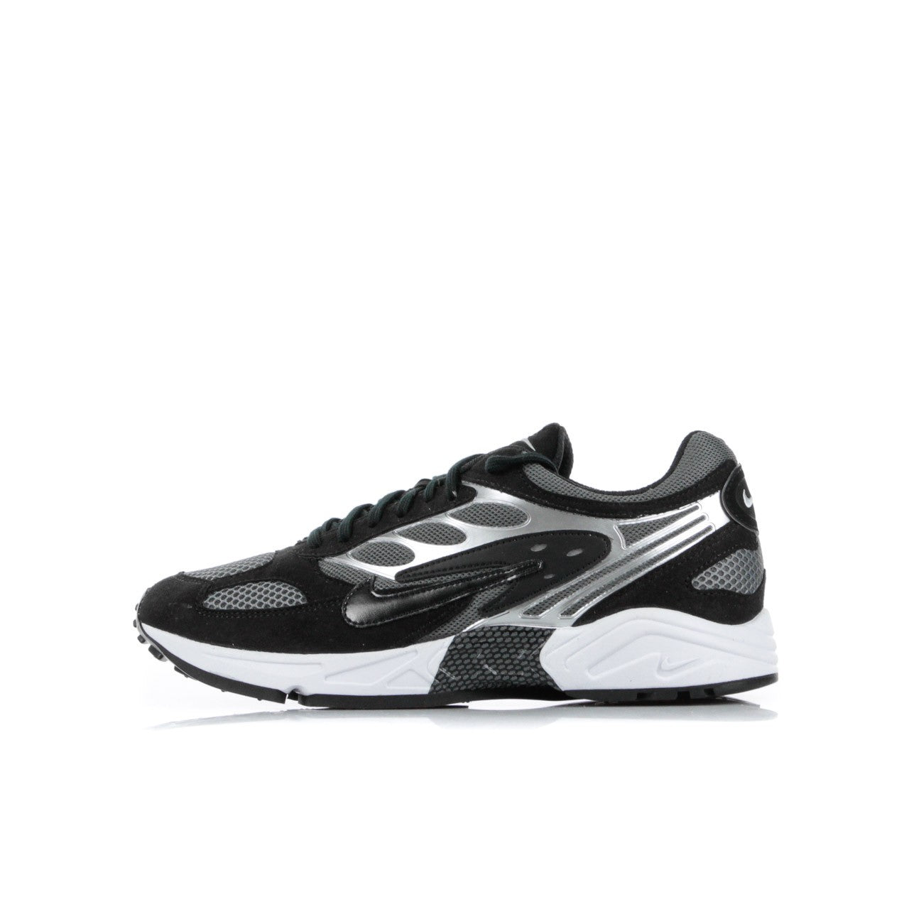 Nike, Scarpa Bassa Uomo Air Ghost Racer, Black/black/dark Grey/white