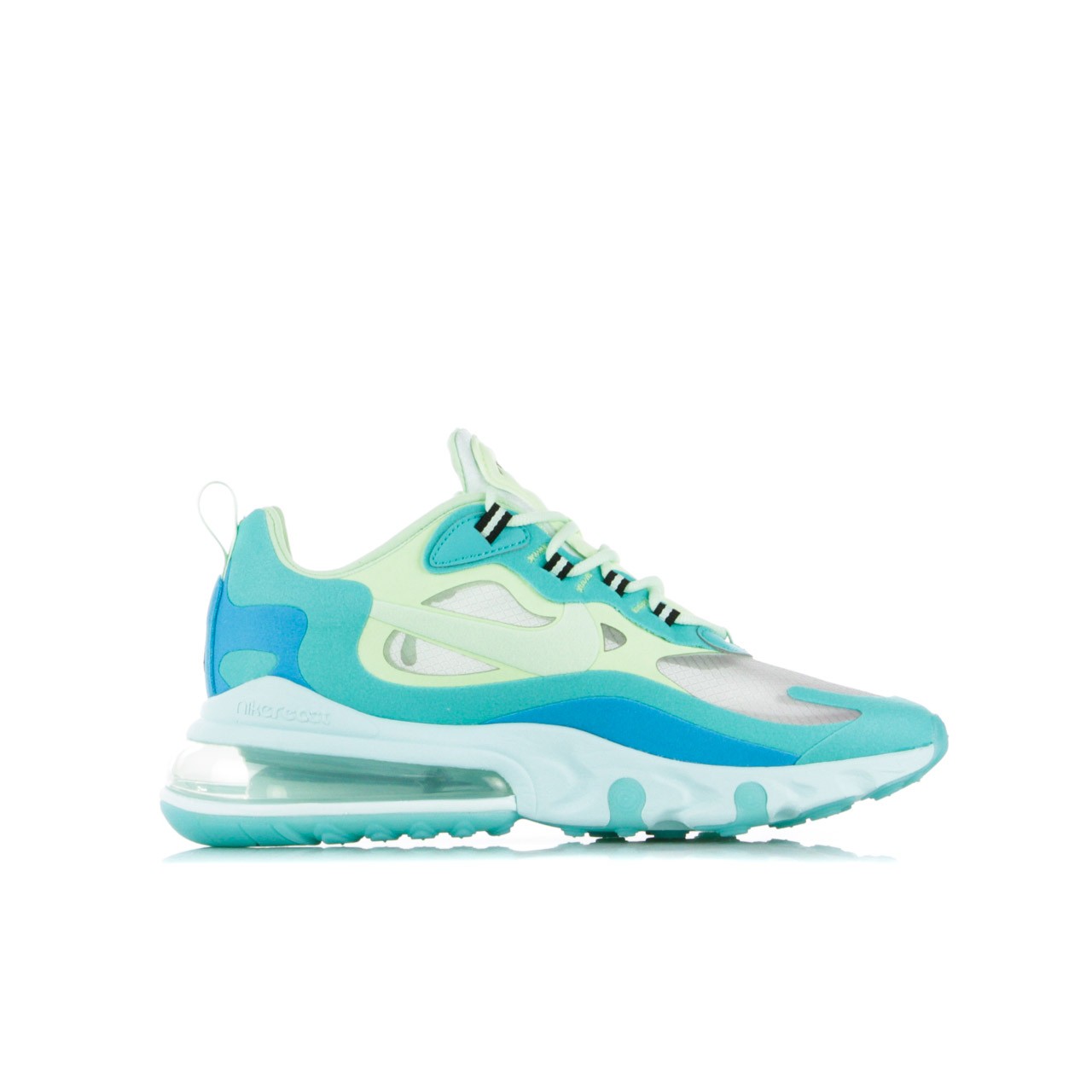 Scarpa Bassa Uomo Air Max 270 React (psychedelic Art) Hyper Jade/frosted Spruce/barely Volt