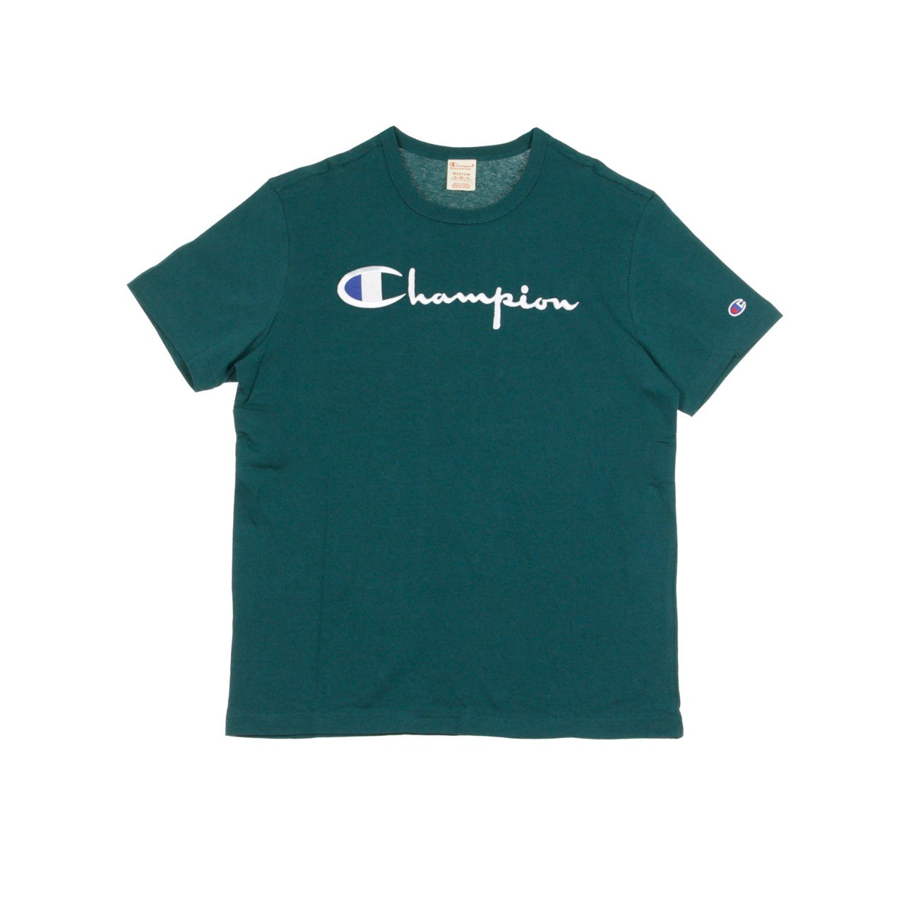 Champion, Maglietta Uomo Crewneck Tee, Teal