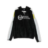 Sergio Tacchini, Felpa Cappuccio Uomo Dundee Sweater, Black/ivory