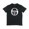 Sergio Tacchini, Maglietta Donna Barbora Boyfriend Logo, Black/white