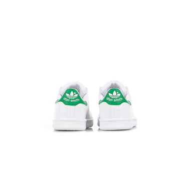Adidas, Scarpa Bassa Bambino Stan Smith C, White/white/collegiate Green
