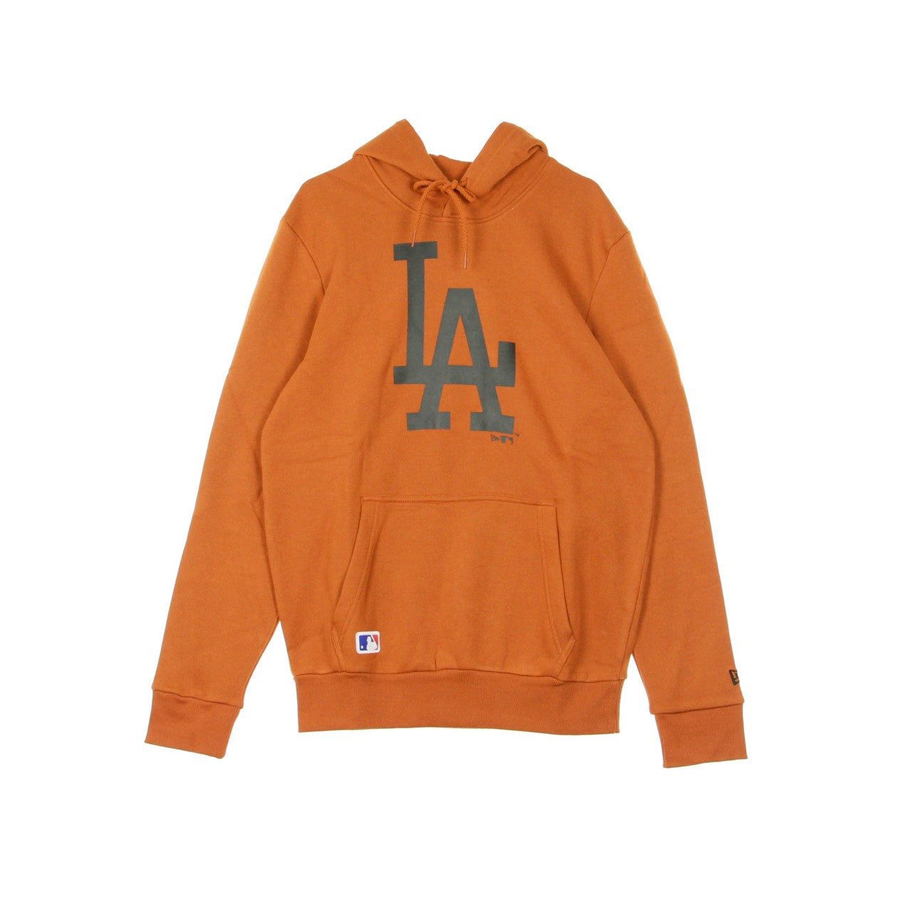New Era, Felpa Cappuccio Uomo Mlb Seasonal Team Logo Hoody Losdod, Rust