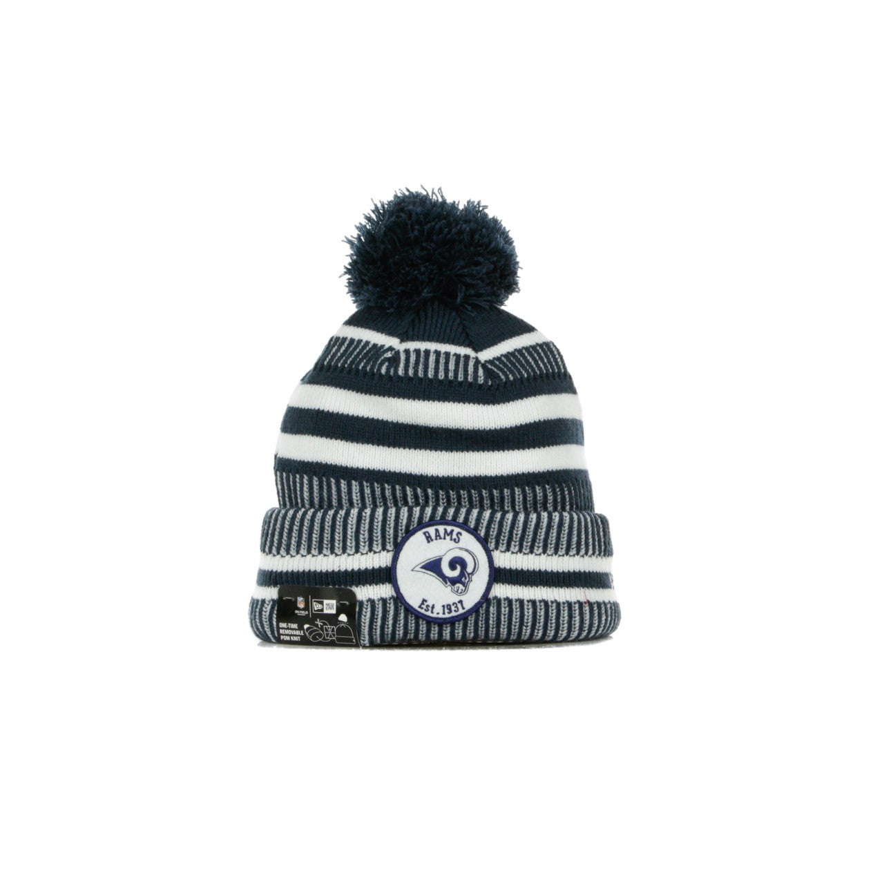 New Era, Cappello Pom Pom Uomo Onf19 Sport Knit Home Losram, Original Team Colors