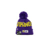 New Era, Cappello Pom Pom Uomo Onf19 Sport Knit Road Minvik, Original Team Colors