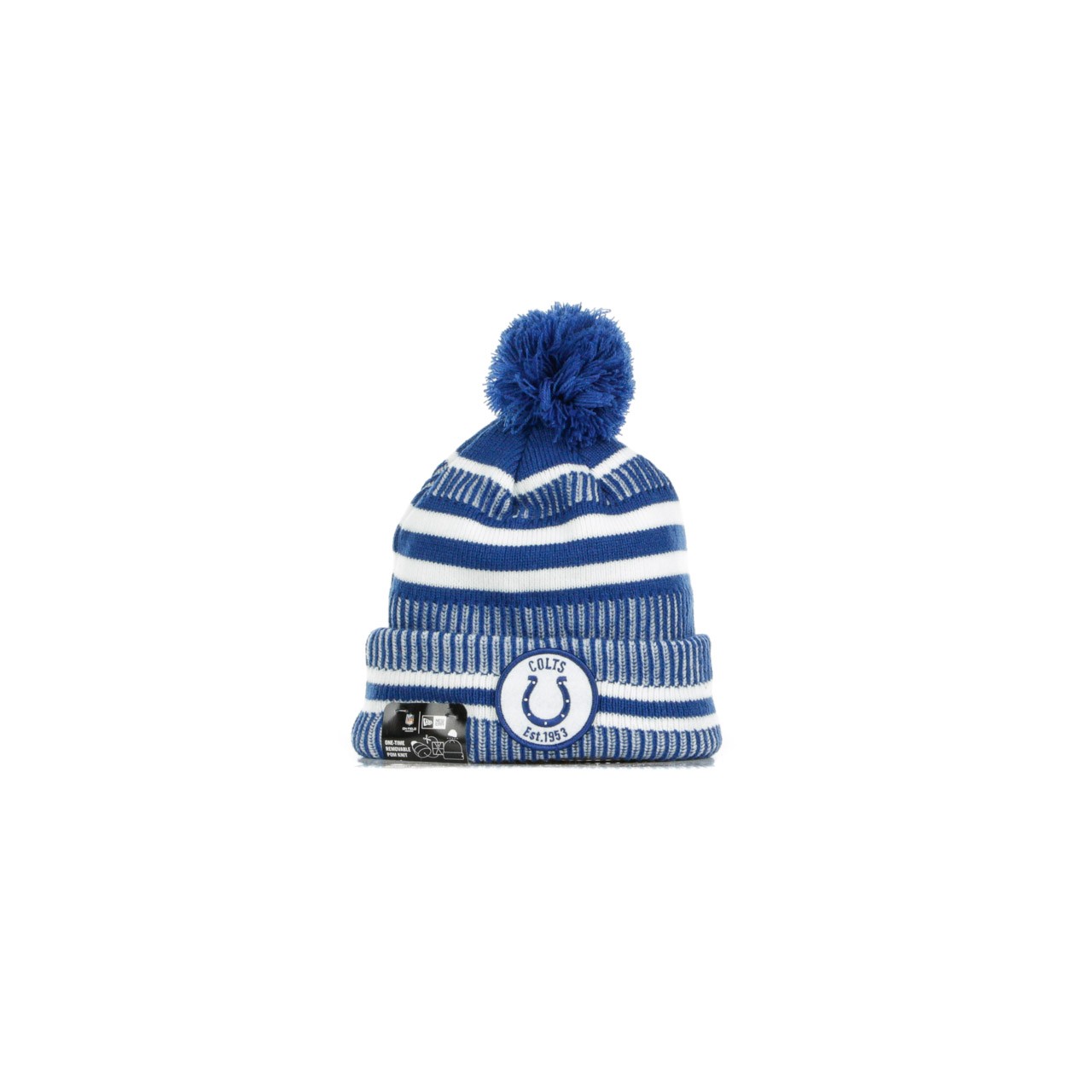 New Era, Cappello Pom Pom Uomo Onf19 Sport Knit Home Indcol, Original Team Colors