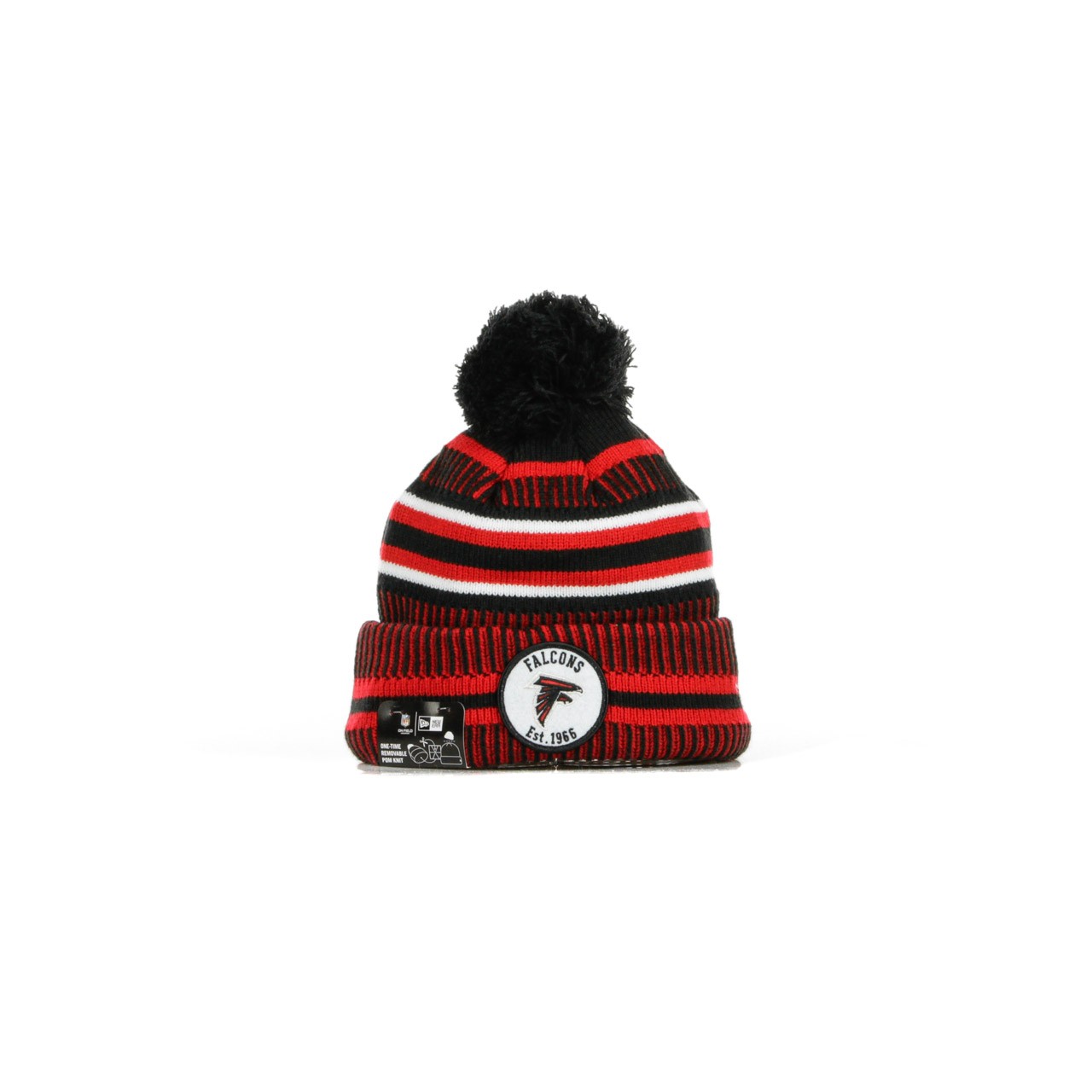 New Era, Cappello Pom Pom Uomo Onf19 Sport Knit Home Atlfal, Original Team Colors