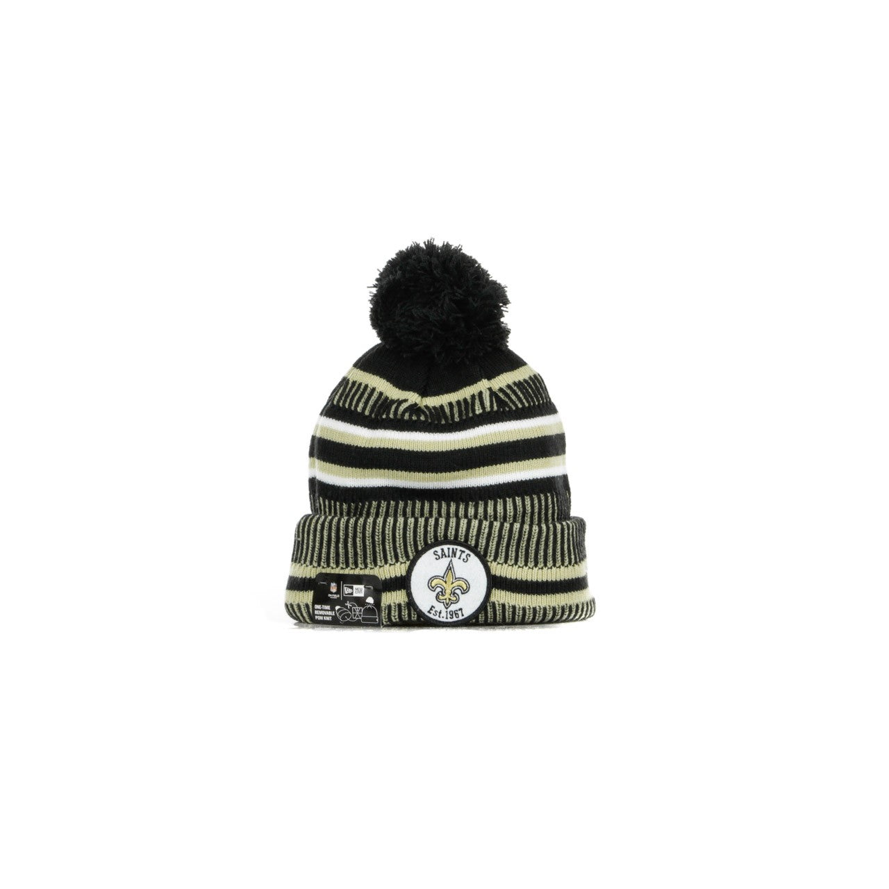 New Era, Cappello Pom Pom Uomo Onf19 Sport Knit Home Neosai, Original Team Colors