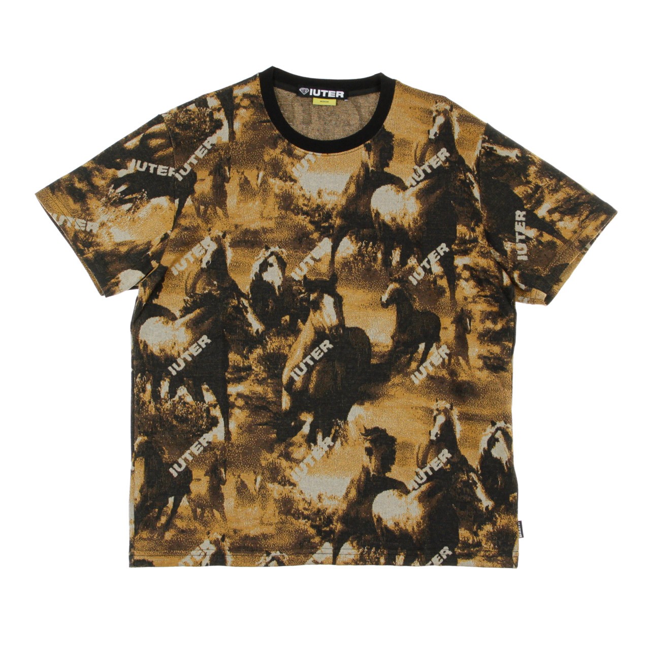 Iuter, Maglietta Uomo Wild Horses Tee, Orange