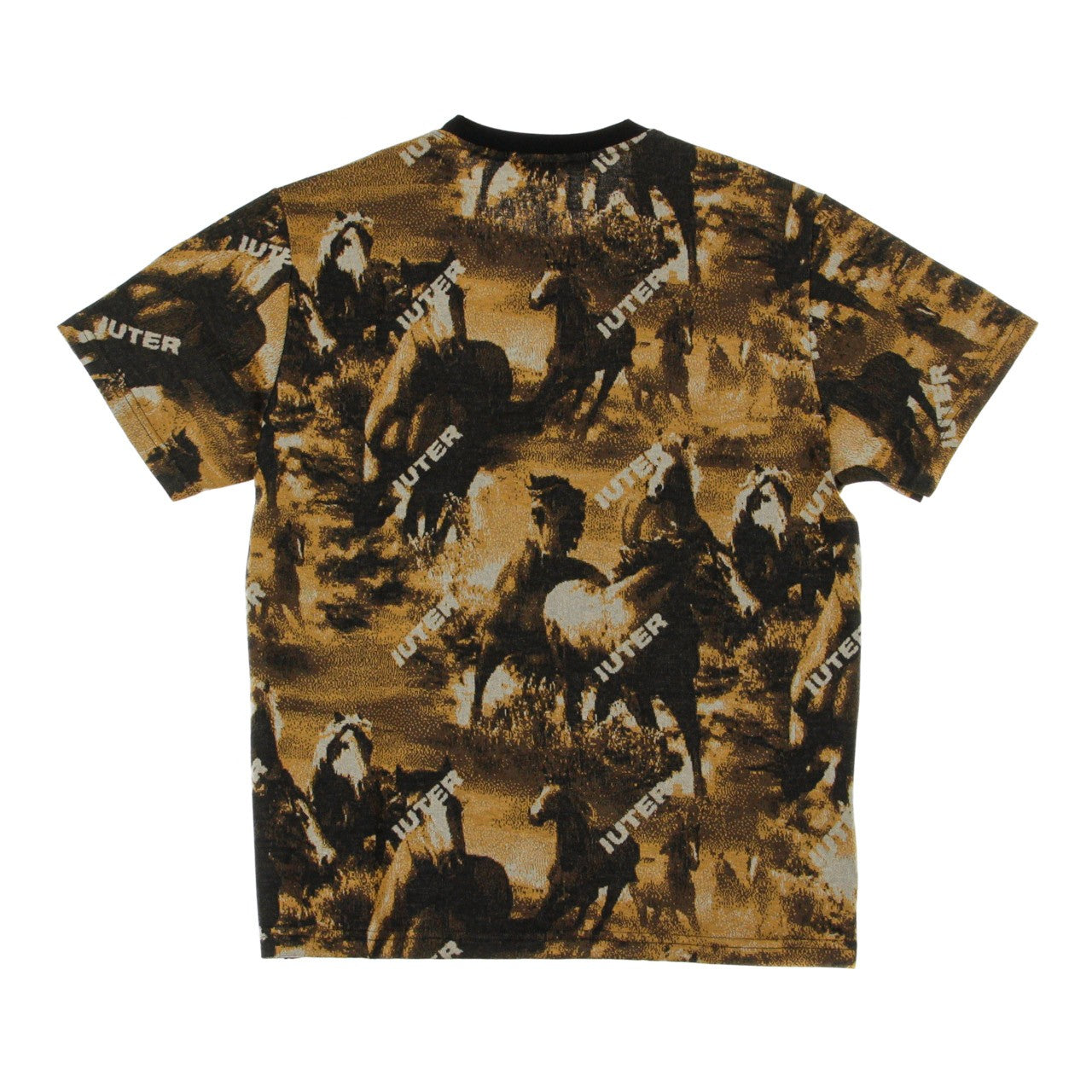 Iuter, Maglietta Uomo Wild Horses Tee, 