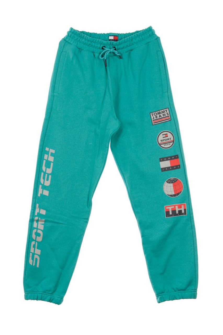 Tommy Hilfiger, Pantalone Tuta Felpato Uomo Sport Sweatpant, 