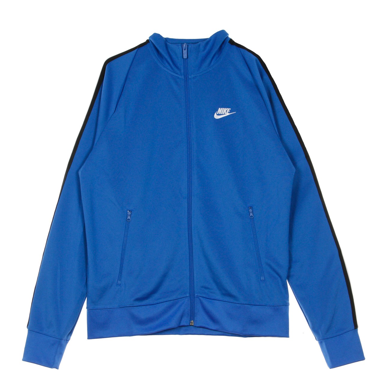 Nike, Giacca Tuta Uomo He Jkt N98 Tribute, Battle Blue/white