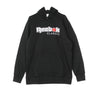 Reebok, Felpa Cappuccio Uomo Classics International Red Button Hoodie, Black