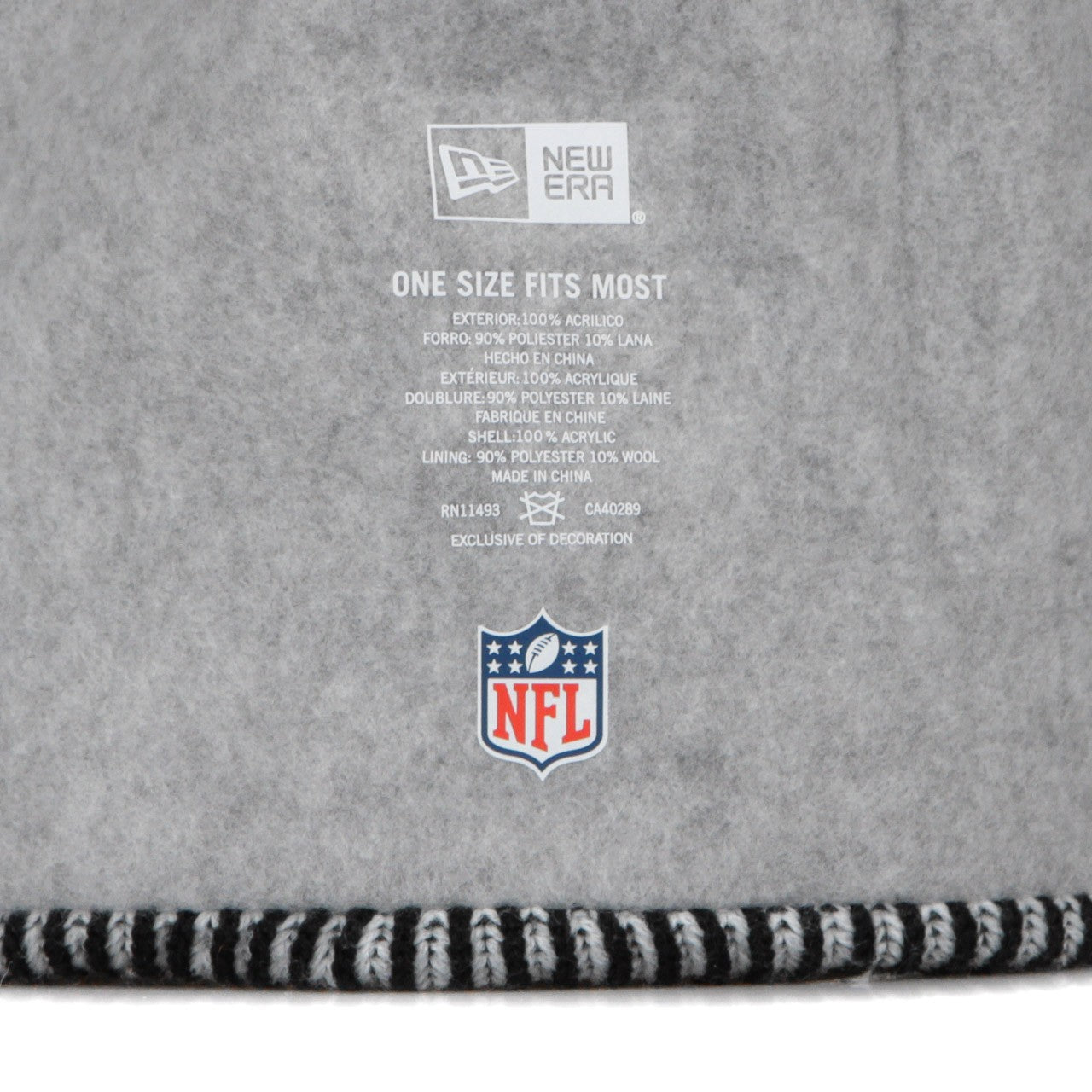 New Era, Cappello Pom Pom Uomo Nfl19 Sport Knit Home Neosai, 