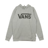 Vans, Felpa Cappuccio Uomo Classic Po Hoodie, Cement Heather/black