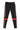 Leggings Damen Authentic Burta Schwarz/Rot