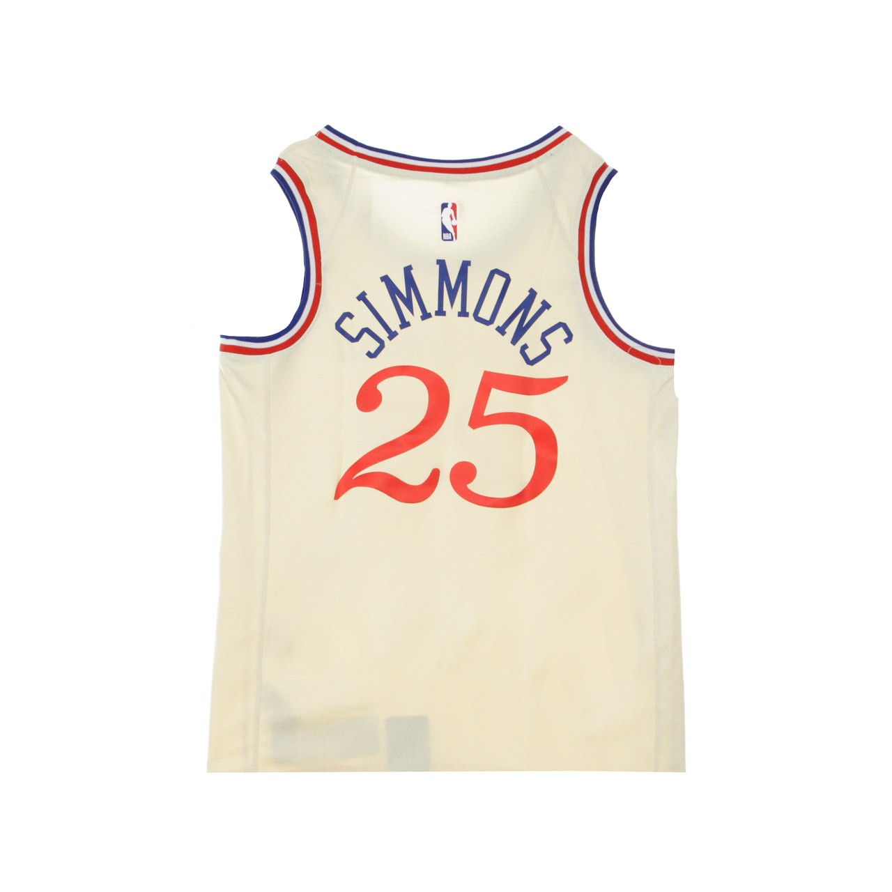 Nike Nba, Canotta Basket Uomo Nba Swingman Jersey City Edition No 25 Ben Simmons Phi76e, 